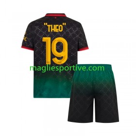 Completo Calcio AC Milan THEO 19 Bambino Divisa Quarta 2024-2025
